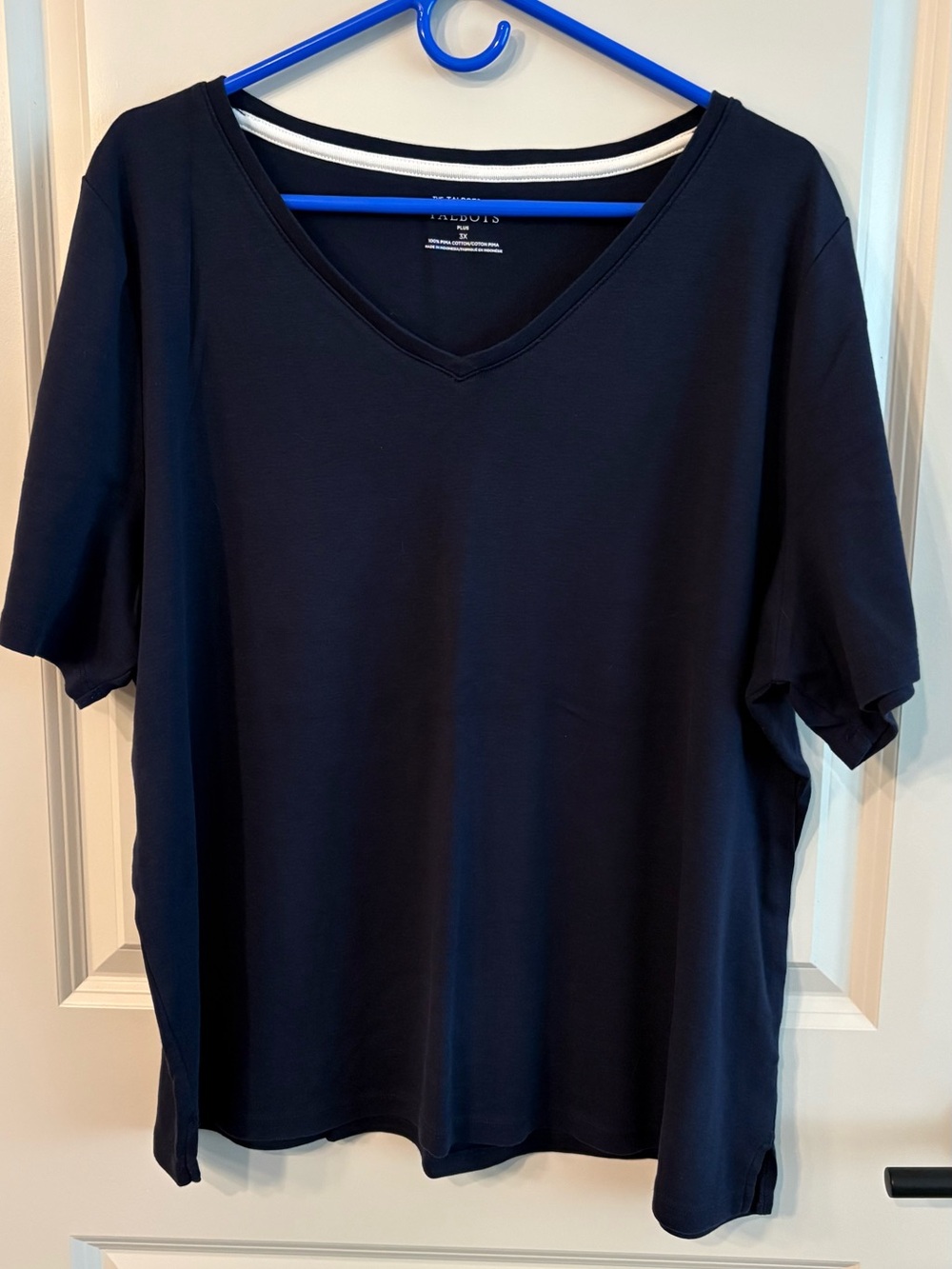 Talbot’s VNeck Women’s Tshirt 3X - Elbow Sleeve Length - EXCELLENT CONDITION!
